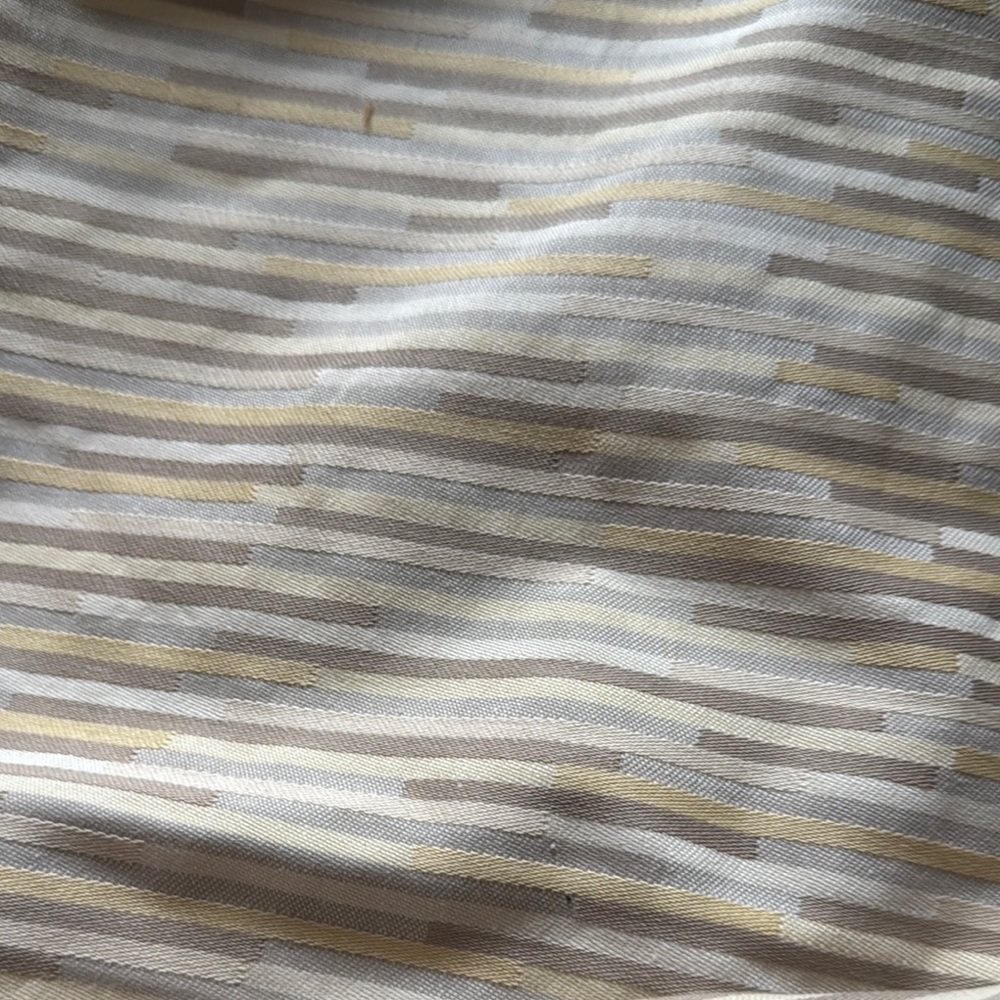 Striped curtain Fabric in Neutral Tones